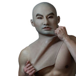 Handmade High-Quality Realistic Silicone Male Mask - Unique Human Mask for Halloween & Cosplay - Aurora Cosplay