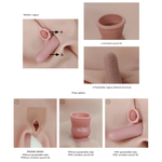 High Quality Medical Silicone Realistic Silicone Hip Enhancer Pants - Cosplay Female Body Parts - Female Silicone Made Booty Hips Parts - Aurora Cosplay