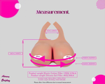 Silicone H Cup Backless Breast Forms | Silicone Prosthetics | For Crossplay MTF, Drag Queens - Aurora Cosplay