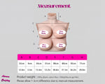 E Cup Quadruple Silicone Breast Forms for Cosplay Cleavage Enhancement - Aurora Cosplay