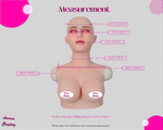 May Mask with Integrated Breast Feature - Unique Costume Accessory for Themed Events and Cosplay - Aurora Cosplay