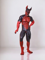 Futuristic Furry Muscle Suit with Penis - High-Tech Fursuit for Cosplay - Aurora Cosplay