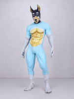 Bandit-Themed Furry Muscle Suit - Stealthy Silicone Fursuit for Cosplay - Aurora Cosplay