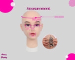 Handmade Silicone Epoxy female Head Mask, Cute female Face Mask, Super cute Doll Face Mold