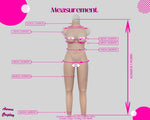 Aurora Cosplay bodysuit Breast Forms Pair - Prosthetic for Mastectomy, Crossdressing, large size suit and Cosplay - Aurora Cosplay