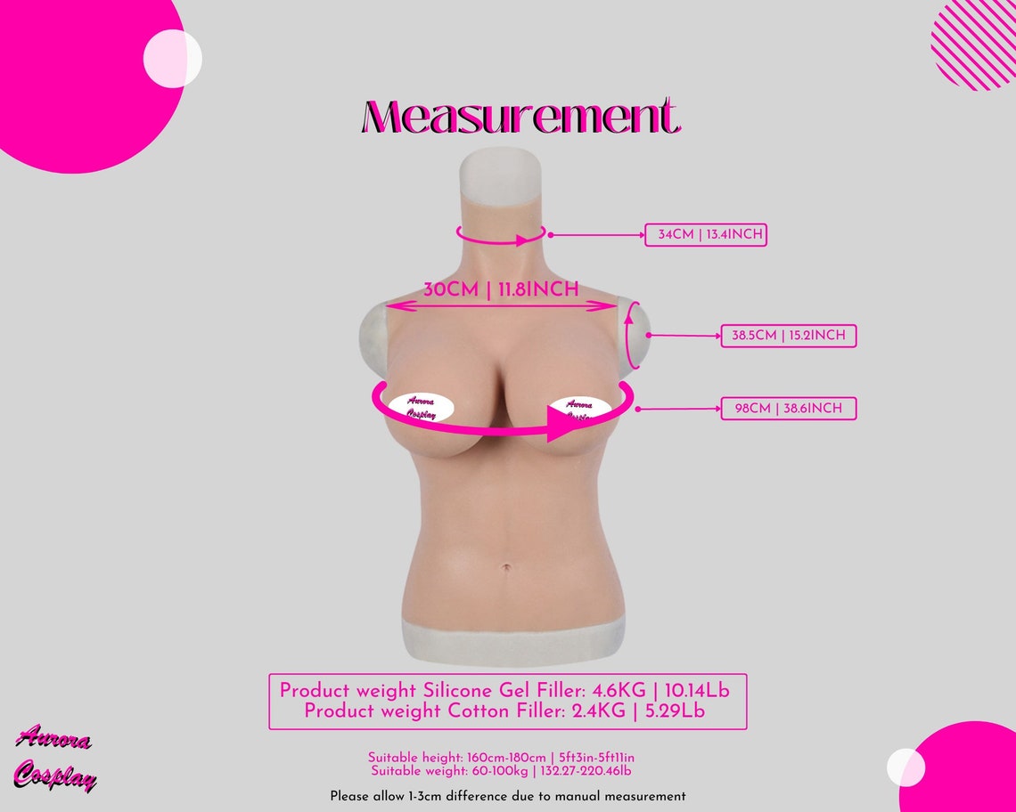 Top-Quality G-Cup Breast Forms - Realistic Prosthetics for Crossdresse