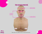 Handmade Premium Realistic Johnson Mask Realistic Masque Male - Authentic Medical Silicone Realistic Men Mask - Cosplay Silicon Accessories - Aurora Cosplay