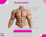 Custom Handcrafted Silicone Muscle Suit - Perfect for Cosplay, Bodybuilding & Photoshoots - Tailored Fit, Supreme Comfort, Effortless Wear - Aurora Cosplay