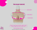 Handmade F Cup Breast Form Silicone Breast Forms Pair - Prosthetic for Mastectomy, Crossplay, and Cosplay - Aurora Cosplay