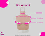 Aurora Cosplay A Cup Silicone Breast Forms Pair - Prosthetic for Mastectomy, Crossdressing, and Cosplay - Aurora Cosplay