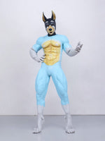 Bandit-Themed Furry Muscle Suit - Stealthy Silicone Fursuit for Cosplay