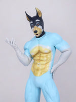 Bandit-Themed Furry Muscle Suit - Stealthy Silicone Fursuit for Cosplay