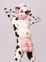 Spotted Cow Silicone Fursuit Set with Udder Detail - Perfect for Cosplay