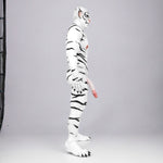 White Tiger Fursuit: Elite Silicone Muscle Costume for Cosplay